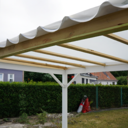 Installation de pergola en PVC Canteleu